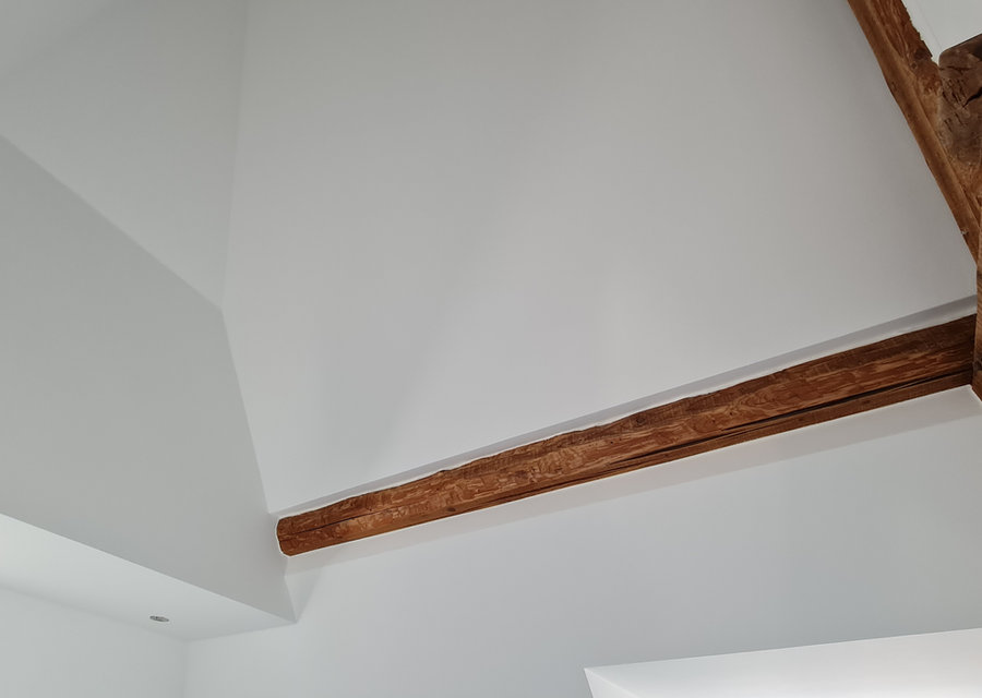 Fertiggestellte Trockenbauwand